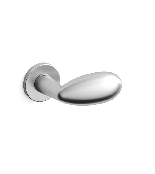 Puxador de porta cromado acetinado Mandelli Led design