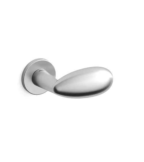 Puxador de porta cromado acetinado Mandelli Led design