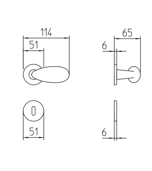 Puxador de porta Mandelli Led design cor 3