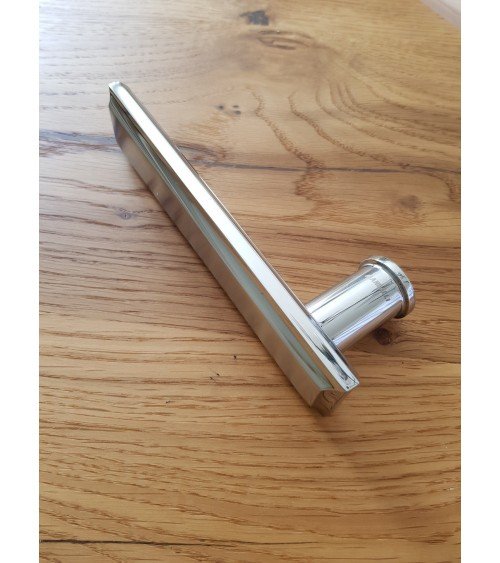 Puxador de porta cromado acetinado Mandelli Kuki design