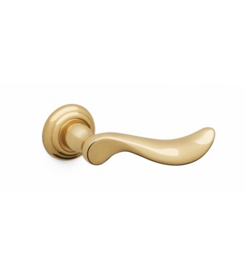 Puxador de porta dourado acetinado Mandelli Norma puxador design