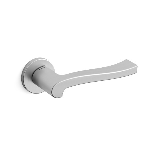 Puxador de porta cromado acetinado Mandelli Ola puxador design