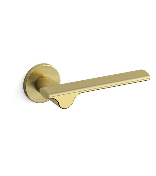Puxador de porta dourado mate Mandelli Ara puxador design