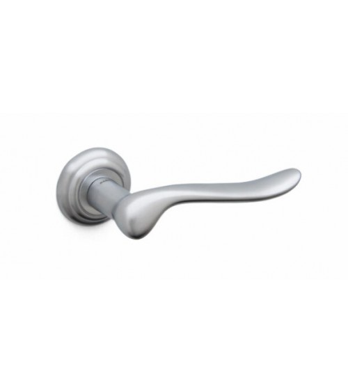 Puxador de porta cromado acetinado Mandelli Rondò puxador design