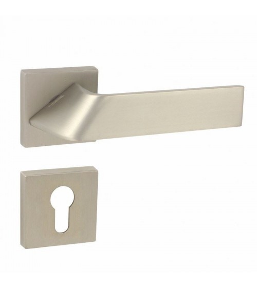 Puxador de porta Buzz QR com roseta chave I - ferragens design