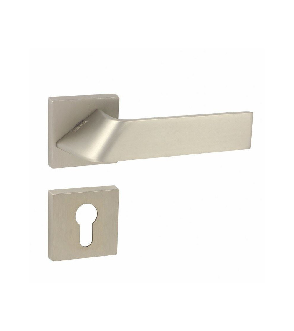 Puxador de porta Buzz QR com roseta chave I - ferragens design