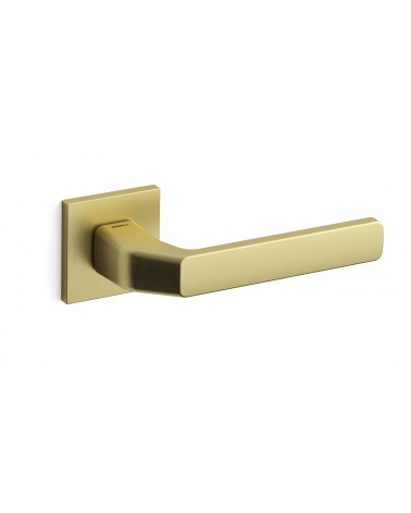 Puxador de porta dourado mate Mandelli Fenix ferragens design