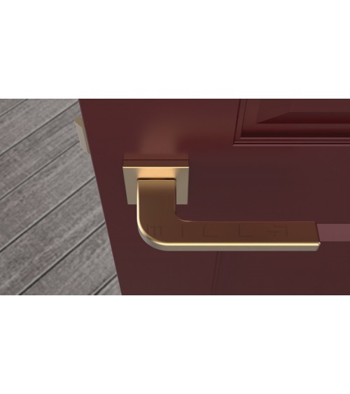Puxador de porta dourado mate ISMENA puxador design