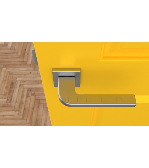 Puxador de porta cromado acetinado ISMENA puxador design
