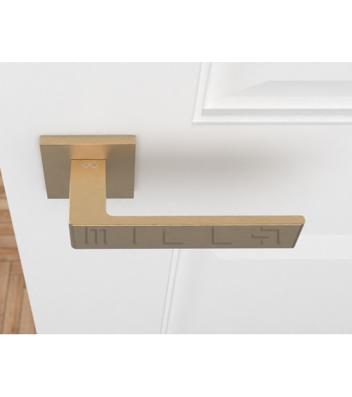 Puxador de porta ouro mate Apollo puxador design