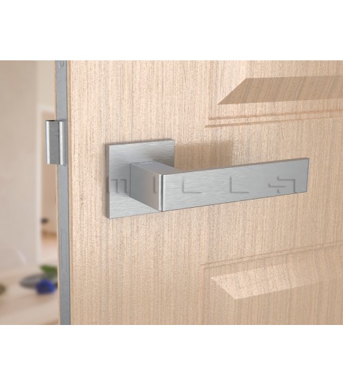 Puxador de porta cromado escovado Apollo puxador design
