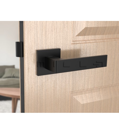 Puxador de porta preto Apollo puxador design