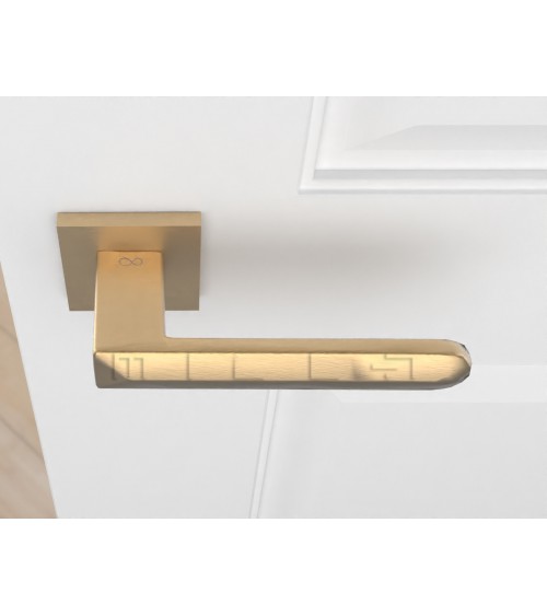 Puxador de porta dourado mate BOHEMA - design