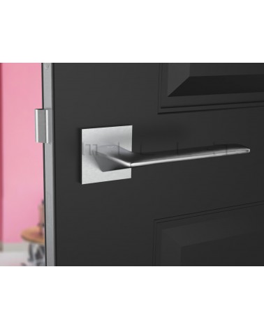 Puxador de porta cromado polido Line Giulia Quadrado - puxador design