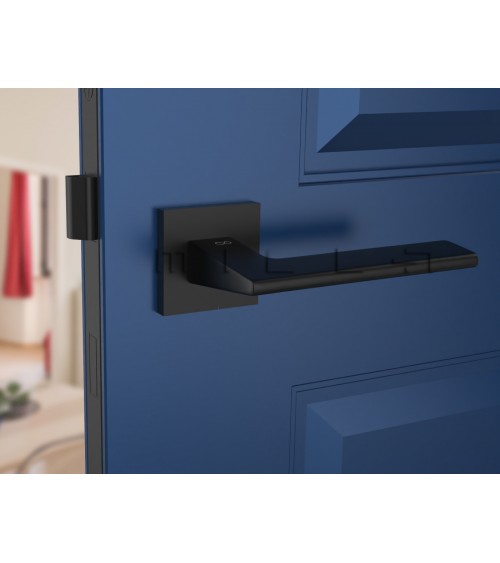 Puxador de porta preto Shark - design