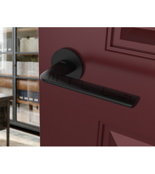 Puxador de porta preto Stinger - puxador design