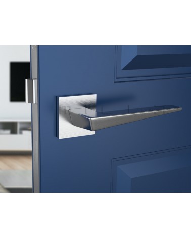 Puxador de porta cromado escovado VEGA - puxador design