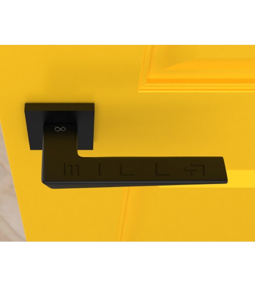 Puxador de porta preto VEGA - puxador design