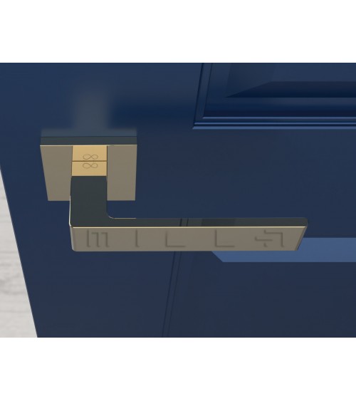 Puxador de porta ouro polido Apollo puxador design