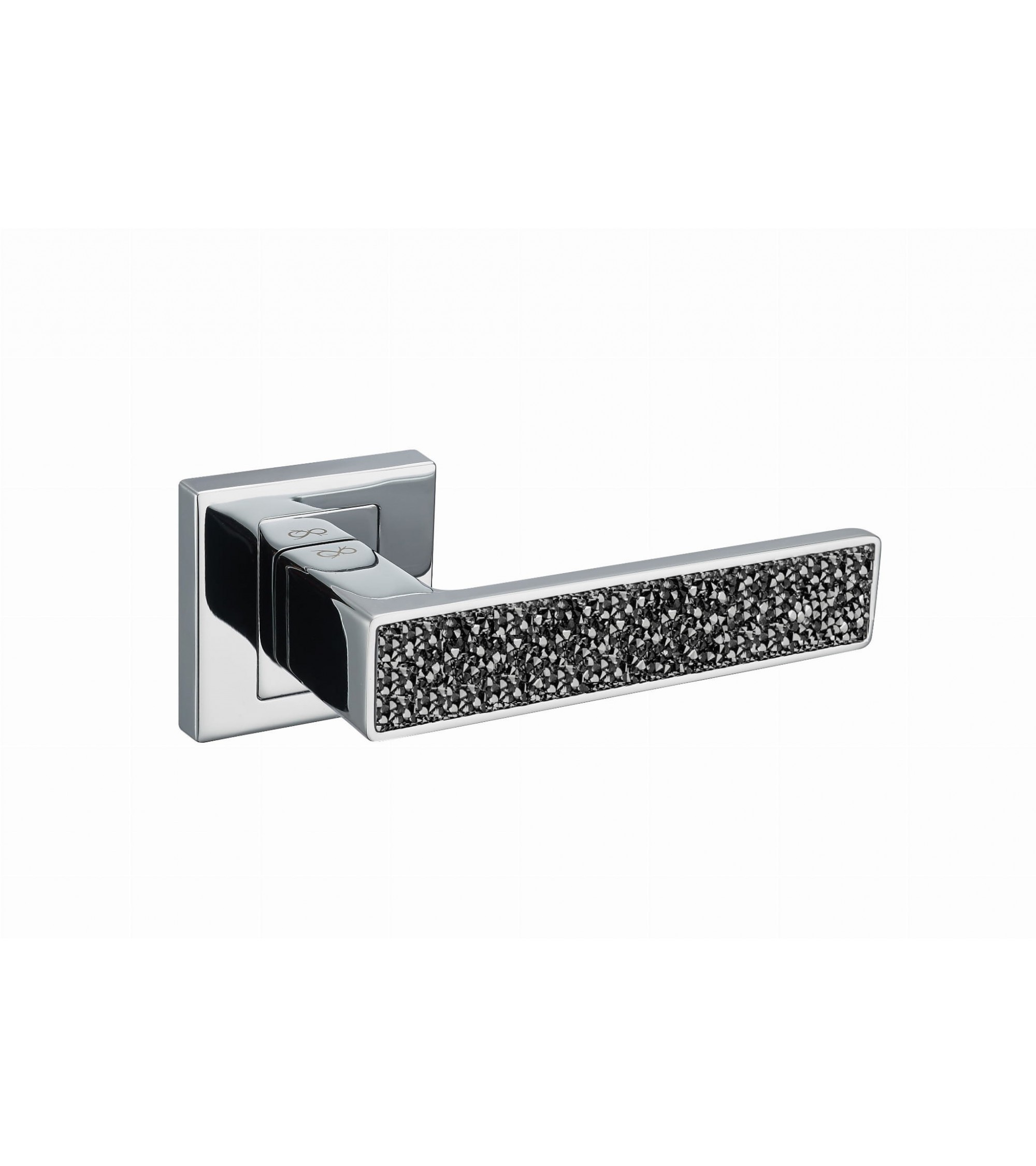 Puxador de porta cromado polido GLAMOUR ferragens design
