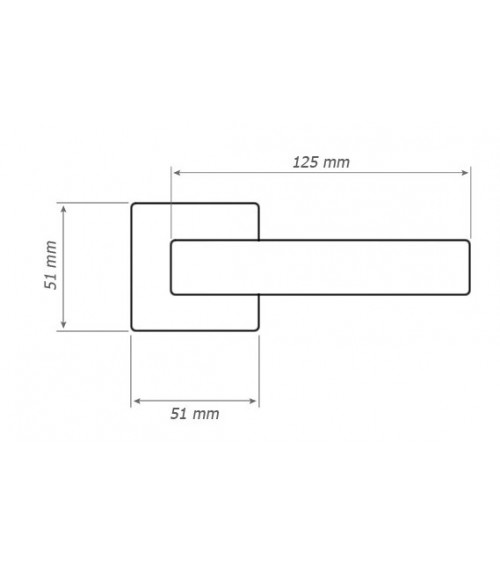 Puxador de porta níquel acetinado DIUNA puxador design