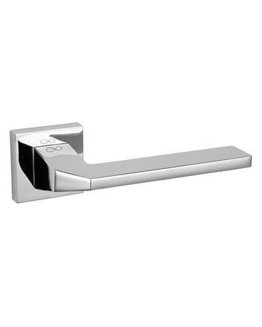 Puxador de porta cromado polido ETNA ferragens design