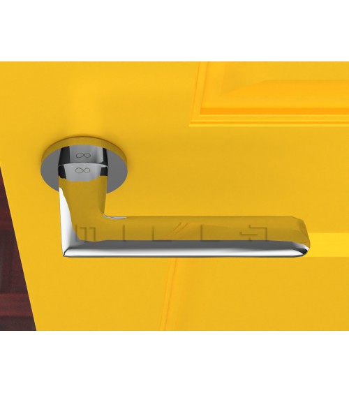 Puxador de porta cromado polido Line GIULIA puxador design