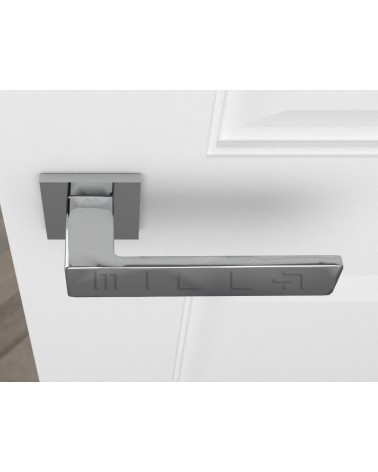 Puxador de Porta Cromado Polido Line Imperia - puxador design