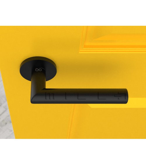 Puxador de Porta preto Line Ronda Ronde - puxador design