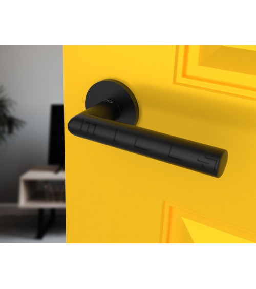 Puxador de Porta preto Line Ronda Ronde - puxador design