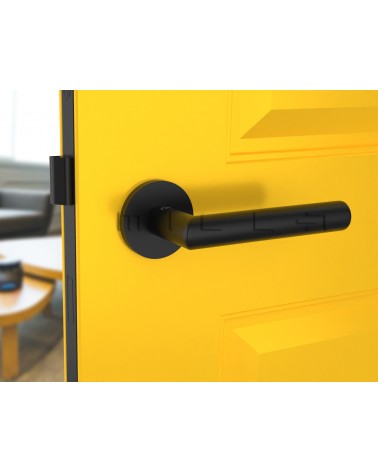 Puxador de Porta Preto Line Ronda Ronde - puxador design
