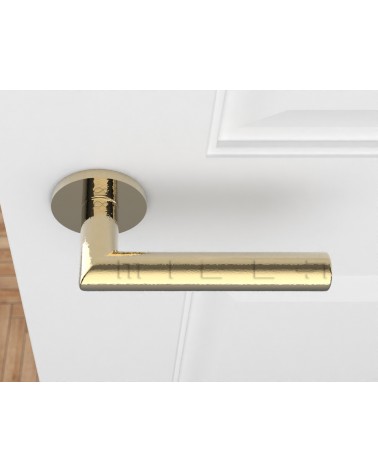 Puxador de Porta ouro polido Line Ronda Ronde - puxador design