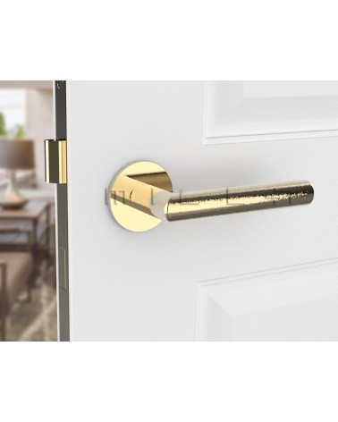 Puxador de Porta ouro polido Line Ronda Ronde - puxador design