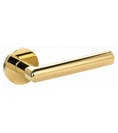 Puxador de Porta ouro polido Line Ronda Ronde - puxador design
