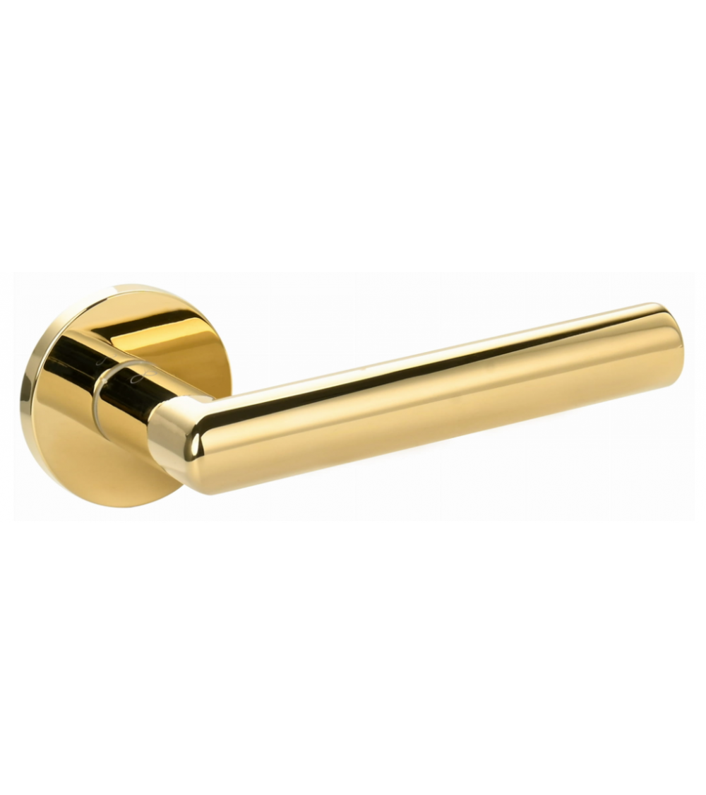 Puxador de Porta ouro polido Line Ronda Ronde - puxador design