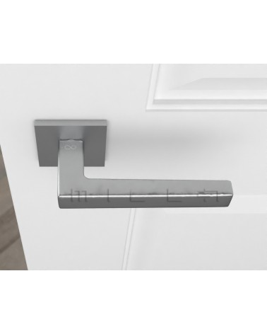 Puxador de Porta Chrome escovado Line STELLA Q - puxador design
