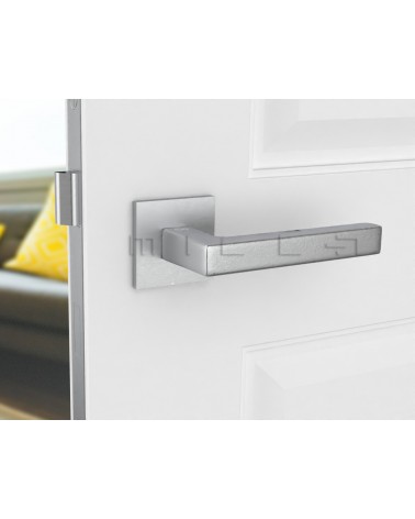 Puxador de Porta Chrome escovado Line STELLA Q - puxador design