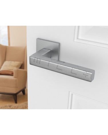 Puxador de Porta Chrome escovado Line STELLA Q - puxador design