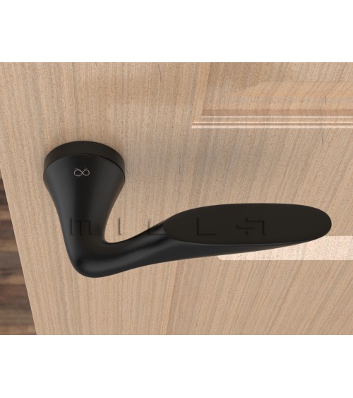 Puxador de porta preto DOUCE puxador design