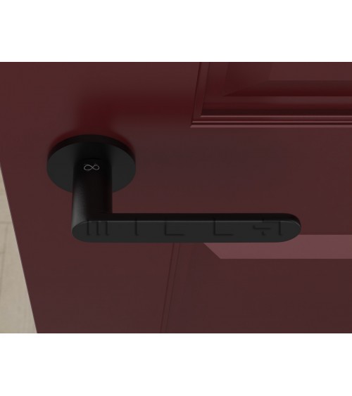 Puxador de porta preto Line Vénus puxador design