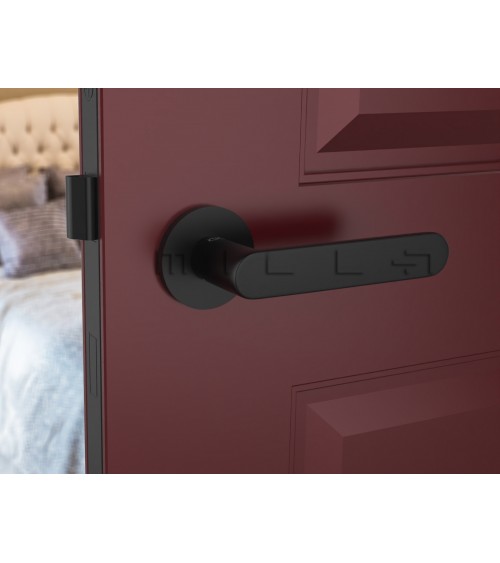 Puxador de porta preto Line Vénus puxador design