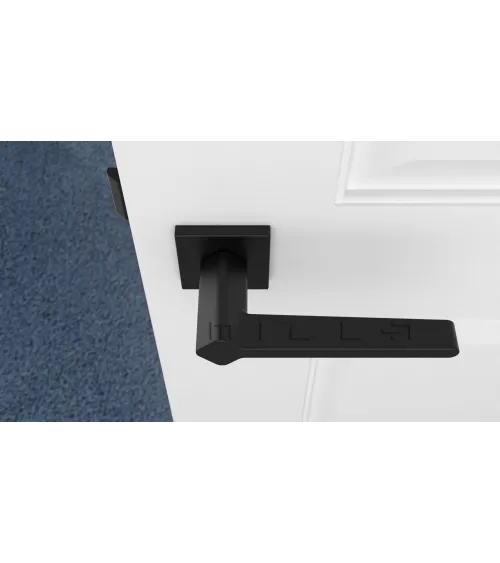 Puxador de porta em placa quadrada NINFEA puxador design cor 1