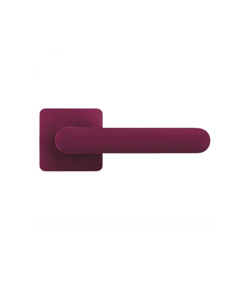 Puxador de porta cor Violeta Bordéus pôr do sol - Moon One Carré - puxador design
