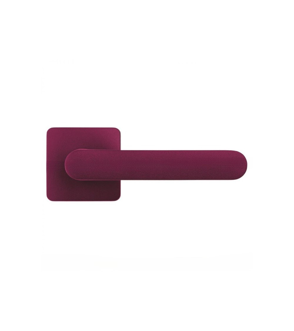 Puxador de porta cor Violeta Bordéus pôr do sol - Moon One Carré - puxador design