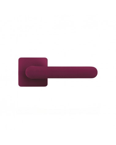 Puxador de porta cor Violeta Bordéus pôr do sol - Moon One Carré - puxador design