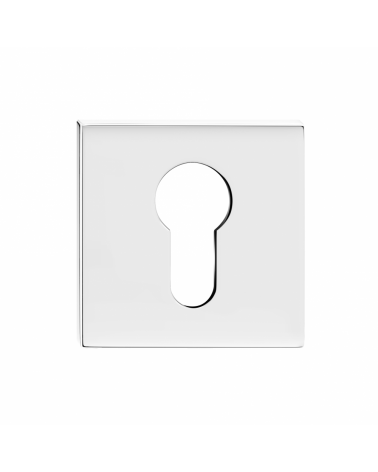 Escudete de porta clássica CO quadrada PZ - ferragens design