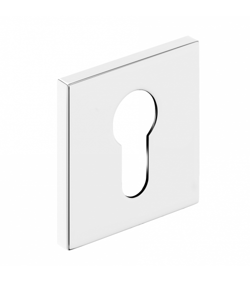 Escudete de porta clássica CO quadrada PZ - ferragens design