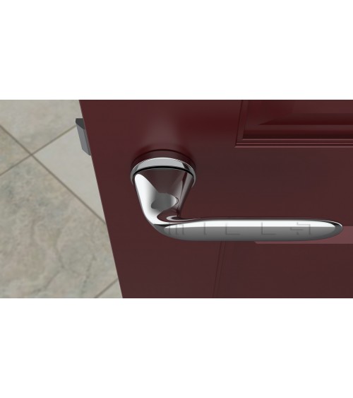 Puxador de porta em zamak PEONIA puxador design cor 1