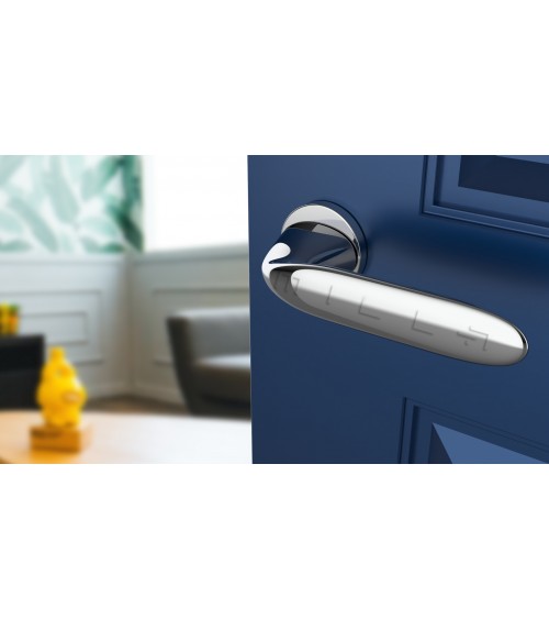 Puxador de porta em zamak PEONIA puxador design cor 1
