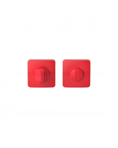 Puxador de porta na cor Vermelho Morango pôr do sol - Moon One Carré - puxador design